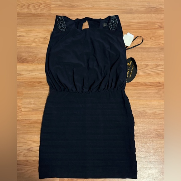 Navy dress-xscape - Picture 4 of 8